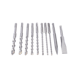 [D-45820] Juego con 10 piezas de brocas y cinceles SDS PLUS | D-45820