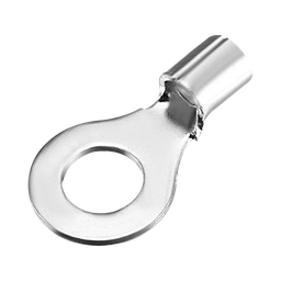 [AE33465] Terminal tipo ojo / 1 / 4 " / Sin aislar / 6 AWG / Sin color / Paquete de 25 piezas. | AE33465