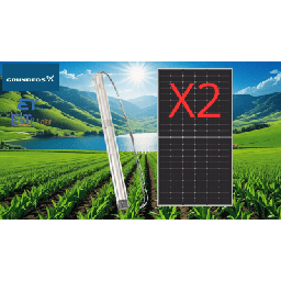 [KIT-5SQF8-610W-B] Kit De Bombeo Solar/ Bomba 035Kw / Módulos Solares 610w | KIT-5SQF8-610W-B