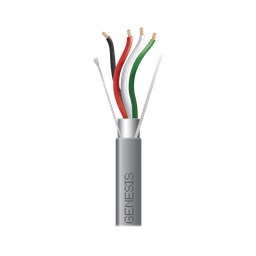 [2215-1009/1000] Carrete de 305 Metros (1000 Pies) / Cable 4 x 18 AWG / Color Gris / Blindado / Riser / Aplicaciones de Audio Control de Acceso y Automatización | 2215-1009/1000