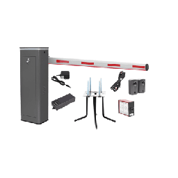 [KIT-XBF-3R-LED] Kit COMPLETO Barrera Derecha XBF Con Corona LED / Brazo Iluminado de 3M / Incluye Sensor de Masa, Transformador, Lazo Magnético, Ancla, Fotoceldas y 2 Controles Inalámbricos | KIT-XBF-3R-LED