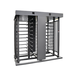 [XT-200-C] Torniquete Doble / Cuerpo Completo / Interior/Exterior / 100% Acero con Pintura Gris / EJE CENTRAL con Pintura Gris / Acabado de Lujo / Alto Tráfico | XT-200-C