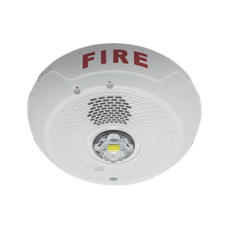 [PC2WLED] Sirena con Lámpara LED Estroboscópica, Montaje en Techo, Nivel de Candelas Seleccionable, Color blanco , Nuevo Diseño Moderno y Elegante y Menor Consumo de Corriente | PC2WLED