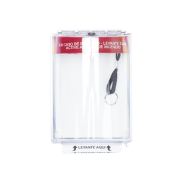 [STI-13020FR-ES] Cubierta Universal Transparente con Sirena, Texto de Incendio en Español | STI-13020FR-ES