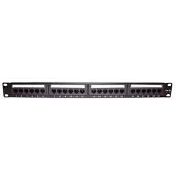 [LP-PP-507] Panel de Parcheo de Impacto (110) UTP de 24 Puertos Cat5e, 19 Pulgadas con Barra para Organizar Cable | LP-PP-507
