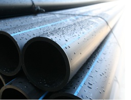 SSM ART TUBERIA PE 4710 RD-11 4" LISA NEGRA FRANJA AZUL (4 FRANJAS) (TRAMO DE 6.0 MTS)