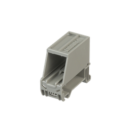 [CADIN1IG-S] Adaptador de 1 Puerto, Para Conectores Tipo Mini-Com, Blindado, Montaje en Riel Din Estándar de 35 mm (1.38 Pulgadas), Color Gris Internacional | CADIN1IG-S