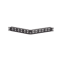 [CPPA48HDWBLY] Panel de Parcheo Modular Mini-Com (Sin Conectores), Angulado, Sin Blindaje, Alta Densidad, de 48 Puertos, 1UR | CPPA48HDWBLY