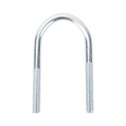 [CH-ABR-U-12] Abrazadera tipo U de 1/2", con acabado Electro Zinc, no incluye tuercas y arandelas | CH-ABR-U-12