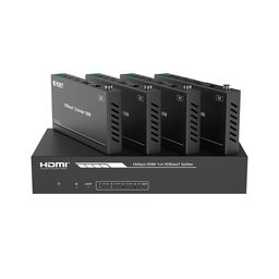 [EPP-SPB14H150] Splitter mas Extensor de Video | 1x4 | ProAV | HDBaseT™ | 120m en 4K@60Hz | 150m en 1080p@60Hz | Cat6/6a/7 | Gestión Avanzada EDID | Control IR y RS232 | PoC | Salida de Audio | EPP-SPB14H150