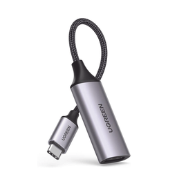 [70444] Cable Adaptador USB C a HDMI 4K@60Hz / Convertidor Thunderbolt 3 / Caja de Aluminio / HDMI V2.0 / 3D / Longitud del Cable 10 cm (3.94 Pulgadas) | 70444