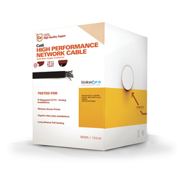 [PRO-CAT-6-PLUS/500] Bobina de Cable de 152.5 Metros (500 Pies) Cat6+ Calibre 23 Alto Desempeño, Super Flexible, UL, Color Azul, para Aplicaciones de Video Vigilancia, HD, y Redes de Datos. Uso Interior. | PRO-CAT-6-PLUS/500