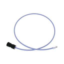 [FC-ICCP1MBU] Cable de Conexión en Campo Jack a Plug RJ45, Categoría 6A, CMP (Plenum), 1 Metro (3.28 Pies), Color Azul | FC-ICCP1MBU