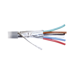 [WZ12] Bobina de 305 Metros (1000 Pies) de Cable 8 Conductores, 22 AWG, Tipo CMR, de Color Gris para Aplicaciones en Alarmas de Intrusión /Control de Acceso/Interfonos y TV Porteros/Automatización/Audio y Voceo. | WZ12