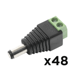 [PAQ48JR52] KIT DE 48 CONECTORES MACHO JR52 PARA ALIMENTACIÓN A 12 Vcc | PAQ48JR52