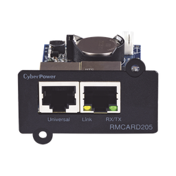 [RMCARD205] Tarjeta de Administración Remota para UPS CyberPower Modelos PR, OL y OR hasta 5 kVA y PDUs con Tarjeta de Expansión | RMCARD205