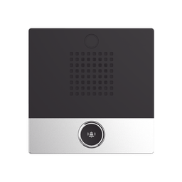 [I10S] Mini Intercomunicador para hotelería y hospitales, con diseño elegante, PoE, 1 botón, 1 relevador integrado de salida y entrada. | I10S