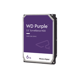 [WD64PURZ] Disco Duro PURPLE de 6TB / 3 AÑOS DE GARANTÍA / Para Videovigilancia | WD64PURZ