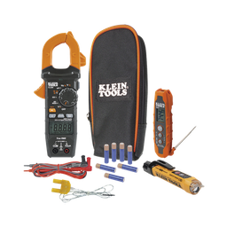 [CL320KIT] Kit de Prueba Eléctrica HVAC para Aire Acondicionado, Calefacción, Minisplits, etc. Medición de Voltaje CA/CC, Resistencia, Frecuencia, Capacitancia, Diodos, Temperatura, Ciclo, Micro Amperios CC. | CL320KIT