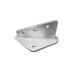 [SLM-ANG-2G] Ancla Aleta de 3 Orificios con 2 Puntos de Fijación. Uso en Fijación de mástiles. Galvanizado por Inmersión en Caliente. | SLM-ANG-2G