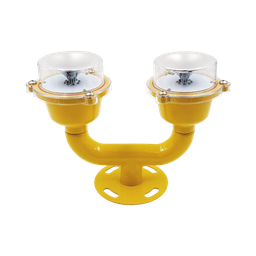 [GS-LI-D] Lámpara de Obstrucción Doble color Rojo / IP65 / Luz fija o parpadeante / Voltaje de Operación 110 AC / 220 AC | GS-LI-D
