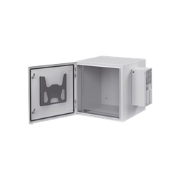 [PTRS362424G4A] Gabinete Industrial ProTek de 19 UR de 922 x 600 x 614 mm Puerta Sólida Con Aire Acondicionado de 800 BTU / Protección NEMA Tipo 4/12; IP66, Fabricado en Acero Color Gris Claro | PTRS362424G4A