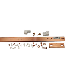 [DG19] Kit de Barra de Tierra Física, Para Rack de 19 in, Fabricada en Aleación de Cobre Electrolítica Resistente | DG19