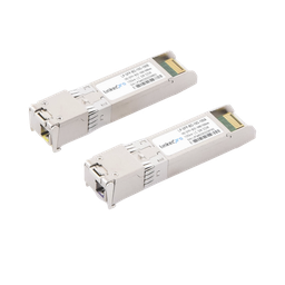 [LP-SFP-BD-10G-100] Transceptores Ópticos Bidireccionales SFP+ (Mini-Gbic) / Monomodo 1490 & 1550 nm / 10 Gbps / 10GBASE-BX / Conector LC/UPC Simplex / DDM / Hasta 100 km / 2 Piezas | LP-SFP-BD-10G-100