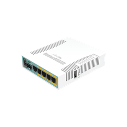 [RB960PGS] (hEX PoE) Routerboard 5 puertos Gigabit Ethernet PoE 802.3at, 1 Puerto USB | RB960PGS