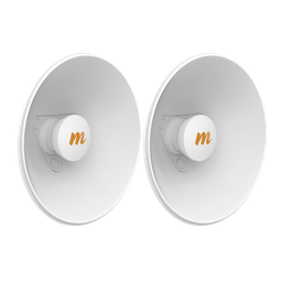 [N5-X20-2PACK] Par de Antenas Modulares Dual Slant, 4.9 - 6.4 GHz, Dimensiones (27 cm), Apertura 45°, Ganancia de 20 dBi, Diseñadas para radio C5x | N5-X20-2PACK