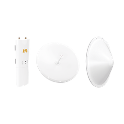 [C5C-TXP-KIT] Kit de radio C5C con Antena de 28dBi, Frecuencia (4.9-6.5 GHz), para hasta 20 km, Radomo, PoE y Jumpers Incluidos | C5C-TXP-KIT