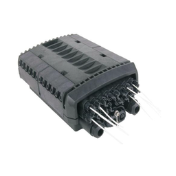 [LP-FAT08DB] Caja de Distribución de Fibra Óptica para 24 Empalmes con 16 Acopladores SC/APC. Enterrado Directo, IP68, Splitter 1x8 Incluido con Conectores SC/APC | LP-FAT08DB