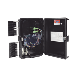[GFS-8G] Cierre de Empalme para 24 fusiones de fibra óptica, Interior/Exterior, con 8 acopladores SC/APC y splitter 1x8 SC/APC Incluido, IP65 | GFS-8G