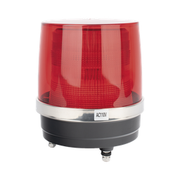 [X135R] Burbuja Brillante de Larga Vida Útil, Con 150 LEDs, Color Rojo, Domo Rojo, 110 Vca | X135R